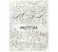 Nota Musical: Note Book Musical Manuscript in the Nine Orbits For to Play the Empty Lines