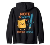 Nota Y Escriba Un Diseño Divertido De Pareja Sudadera con Capucha