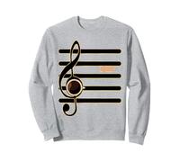 NOTACIÓN MUSICAL DESCANSO ENTERO CAFÉ PAUSA MÚSICA Sudadera