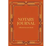 Notary Journal: Professional Notarial Records Log Book for Notary Publics & Signing Agents | Official Acts Tracker with Right Thumbprint Box