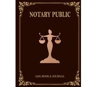 Notary Public Journal: Official Record Log Book to Document Notarial Acts | Large Organizer with Witness Signatures, ID Trackers, and Thumbprint Blocks