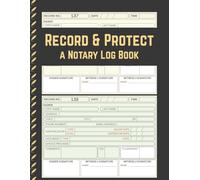 Notary Public Log Book: Protect Yourself and Document Every Notarial Act | 200+ Entries, Large 8.5 x 11 Size, Colorful Interior Record Book for Legal Signings and Notarial Acts