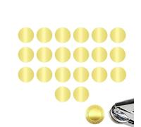 Notary Seals - 100 Piece Self Adhesive Foil Label, Serrated Edge Certificate Sticker, Gold Legal Document Seal, Embosser Compatible Paper, Award Excellence Decal, Archive Grade | For Notaries