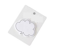 Notas adhesivas 1 unidad de notas adhesivas con diálogos originales, bloc creativo, material oficina y escolar, pegatinas(Color-4)