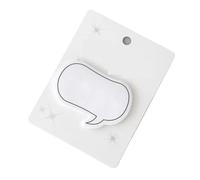 Notas adhesivas 1 unidad de notas adhesivas con diálogos originales, bloc creativo, material oficina y escolar, pegatinas(Color-1)