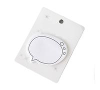 Notas adhesivas 1 unidad de notas adhesivas con diálogos originales, bloc creativo, material oficina y escolar, pegatinas(Color-2)