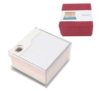 Notas adhesivas 3D Bloc de notas arrancable Innovador multifuncional Santorini Arte 3D Artesanía Adorno de escritorio Regalo para oficina Decoración del hogar Papel Plástico