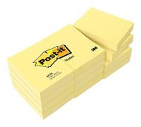 3M Post-it notas amarillas (38x51mm) - 12x100 hojas
