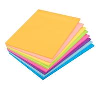 Notas adhesivas, 8 bloques, notas adhesivas grandes, 152 x 203 mm, 40 hojas por bloc para recordatorio, lista de comprobación o lista de tareas, para escuela, hogar, oficina, 8 colores