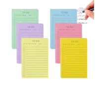 Notas adhesivas - Bloc de notas adhesivas | Paquete de notas | coloridos | Cuadernos con lista de cosas de | Cuadernos coloridos de 300 hojas | Herramienta de planificación diaria de bu