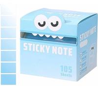 Notas adhesivas con bonito patrón de monstruo, divertidas notas de animales pastel, bloc de notas autoadhesivas de dibujos animados, lista pequeña de tareas, papelería, suministros de pestañas para la