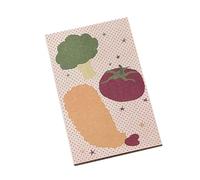 Notas adhesivas con patrón de frutas para planificador y decoración de oficina, blocs de notas coloridos