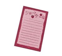 Notas adhesivas con patrón de frutas para planificador y decoración de oficina, blocs de notas coloridos