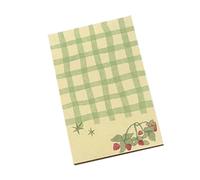 Notas adhesivas con patrón de frutas para planificador y decoración de oficina, blocs de notas coloridos