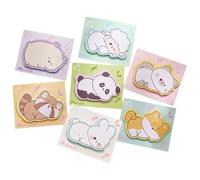 Notas Adhesivas de Animales, 8 Piezas (240 Hojas) Notas Autoadhesivas, Mini Notas Adhesivas, 8 Estilos Sticky Notes Bonitas para Recordatorios, Planificadores, Mensajes