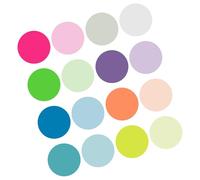 Notas adhesivas de PET de color fluorescente, 20 hojas/bloc de notas de bolsillo pequeño, hoja de notas para planificación diaria de nevera, recordatorios