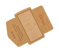 Notas Adhesivas Estilo Vintage sobre Kraft Marrón | Papel Kraft, Forma, 45 Hojas, para Estudio y Apuntes Rápidos, Uso Diario