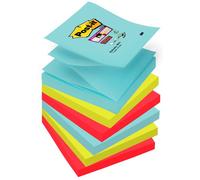 Notas Adhesivas Post-It 90H Z Notes 76X76 (R330) Super Sticky Colores Miami Pack De 6