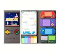 Notas adhesivas Un bloc de notas adhesivo con forma consola videojuegos, diseño dibujos animados, es ideal for escribir agradecimiento en Navidad