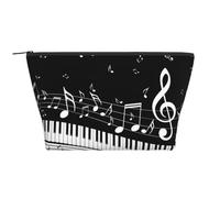 Notas Clave del Piano, Bolsa de artículos de tocador Bolsa de Maquillaje Bolsa de cosméticos Bolsa de artículos de tocador de Viaje portátil