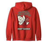 Notas de Campo Celestial Luna Moth Art Sudadera con Capucha