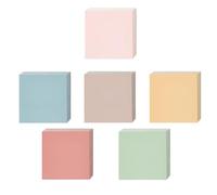 Notas de colores Papel 3x3inch No Delicioso Hoja Auto Adheise Papel de emergencia Pequeñas Notas Recordar Fridges Cuaderno Calendario