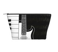 Notas de Guitarra y Pentagrama, Bolsa de artículos de tocador Bolsa de Maquillaje Bolsa de cosméticos Bolsa de artículos de tocador de Viaje portátil