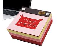 Notas de papel 3D para tallado - Bloc de notas decorativo para notas de grabado para uso multipropósito | Patrón vintage para papelería, oficina, escuela, regalos de Navidad, Pascua y grito