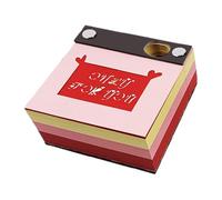 Notas de papel 3D para tallar - Bloc de notas adhesivo - Bloc de notas clásico con patrones vintage para el hogar, oficina, aula, escritorio, Pascua, mujeres adultas