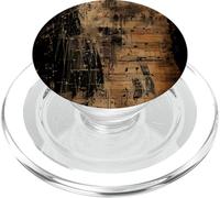 Notas de partitura de música Vintage - Pianista & Músico Grunge PopSockets PopGrip para MagSafe