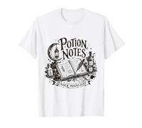 Notas de Poción Bajo Luz de Luna Fantasía Camiseta