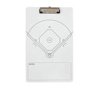 Notas de Softbol - Herramienta de Coaching de Doble Cara con Espacio de Marcador y Diagrama, Pizarra de Estrategia de Juego Duradero para la Planificación del Refugio y la Comunicación de Dura