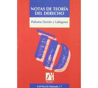 Notas de teoría del derecho: 7 (Manuals)