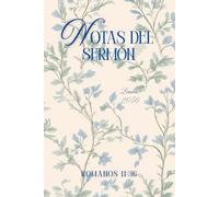 NOTAS DEL SERMON / DISEÑO DE FLORES VINTAGE: AGENDA DE NOTAS DEL SERMÓN