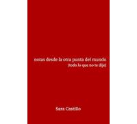 notas desde la otra punta del mundo: (todo lo que no te dije)