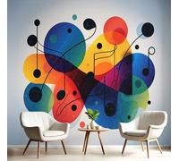 Notas Geométricas Música Abstracta 250X170Cm Papel Pintado 3D Decoración Mural De La Sala De Estar Dormitorio 3D Wallpaper Pegar Sala De Estar La Pared Para Dormitorio Mural