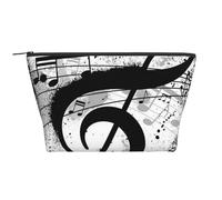 Notas Musicales, Bolsa de artículos de tocador Bolsa de Maquillaje Bolsa de cosméticos Bolsa de artículos de tocador de Viaje portátil