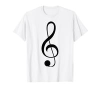 Notas musicales clave de sol diseño moderno regalo musical Camiseta