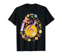 Notas musicales Clef Teacher Huevo de Pascua Conejito Nota Mú Camiseta