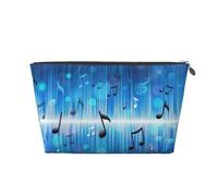 Notas Musicales con Clave, Bolsa de artículos de tocador Bolsa de Maquillaje Bolsa de cosméticos Bolsa de artículos de tocador de Viaje portátil