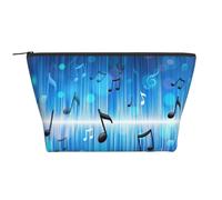 Notas Musicales con Clave, Bolsa de artículos de tocador Bolsa de Maquillaje Bolsa de cosméticos Bolsa de artículos de tocador de Viaje portátil