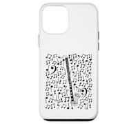 Notas Musicales de Clarinete bajo, músico Carcasa para iPhone 12 Mini