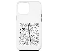 Notas Musicales de Clarinete bajo, músico Carcasa para iPhone 12 Pro MAX