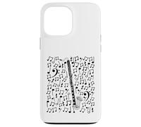 Notas Musicales de Clarinete bajo, músico Carcasa para iPhone 13 Pro MAX
