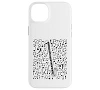 Notas Musicales de Clarinete bajo, músico Carcasa para iPhone 14 Plus