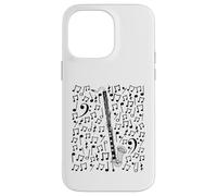 Notas Musicales de Clarinete bajo, músico Carcasa para iPhone 14 Pro MAX