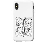Notas Musicales de Clarinete bajo, músico Carcasa para iPhone X/XS