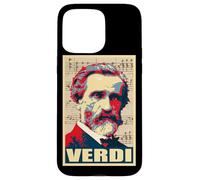 Notas Musicales de Giuseppe Verdi Carcasa para iPhone 15 Pro MAX