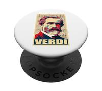 Notas Musicales de Giuseppe Verdi PopSockets PopGrip Adhesivo