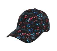 Notas Musicales Gorra El Sol Sun Protection ala Curva Gorras De Béisbol Cómoda Gorra Dad para Hombre Mujer Pesca